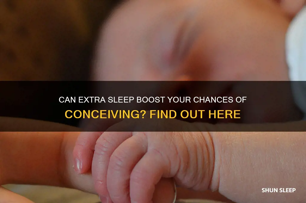 does sleeping more help conception
