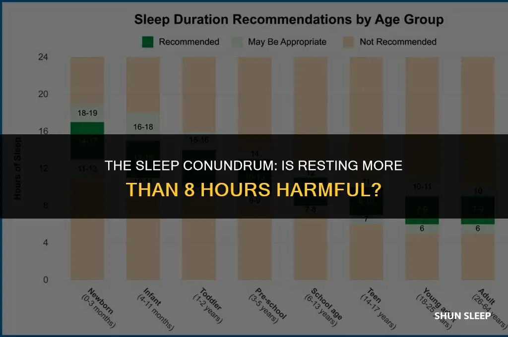 does sleeping more than 8 hours bad