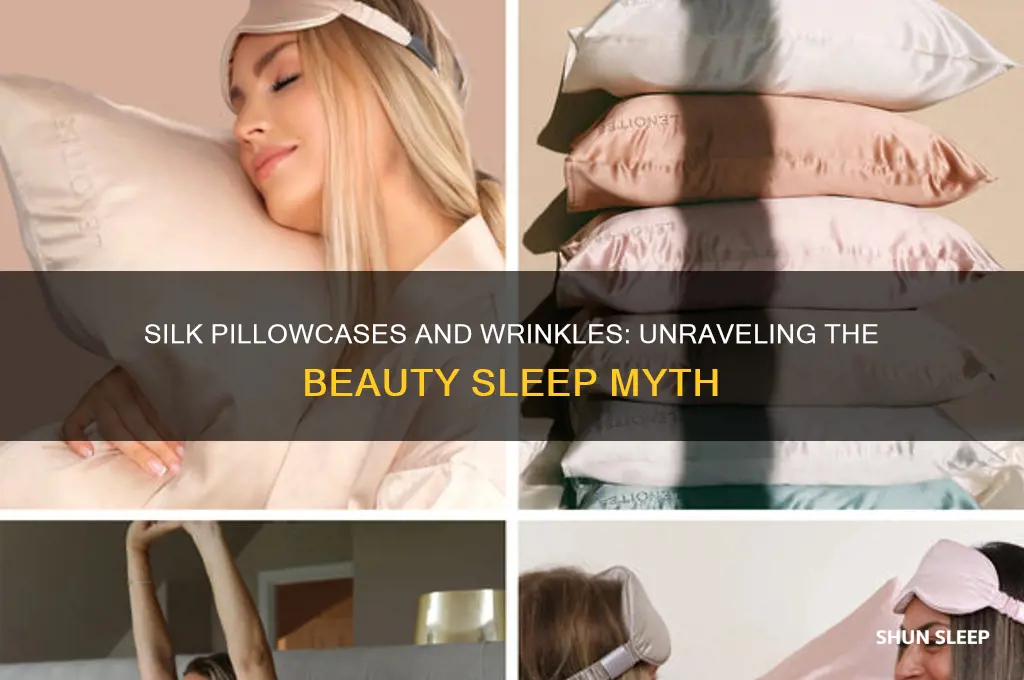 does sleeping on a silk pillowcase help with wrinkles