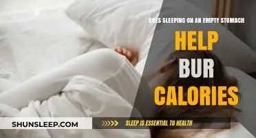 Sleeping on an Empty Stomach: Effective for Burning Calories?