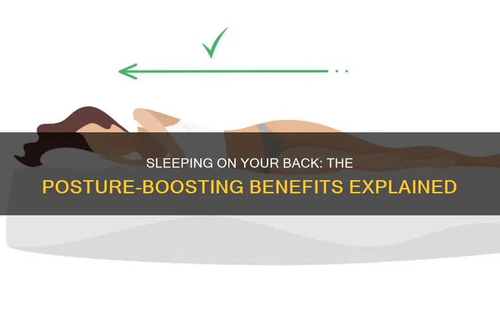 does sleeping on back help posture