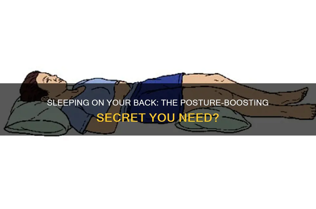 does sleeping on back help with posture