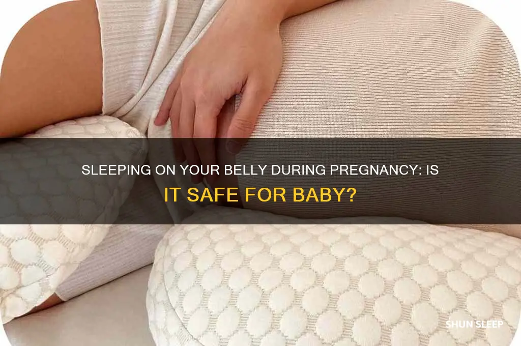 does sleeping on belly hurt baby
