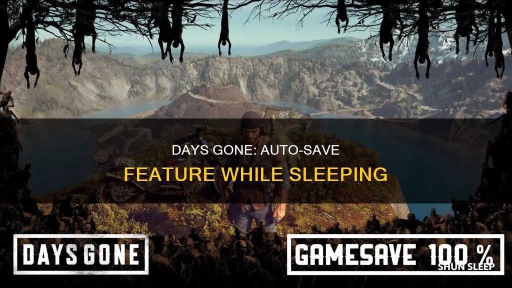 does sleeping on days gone save your game