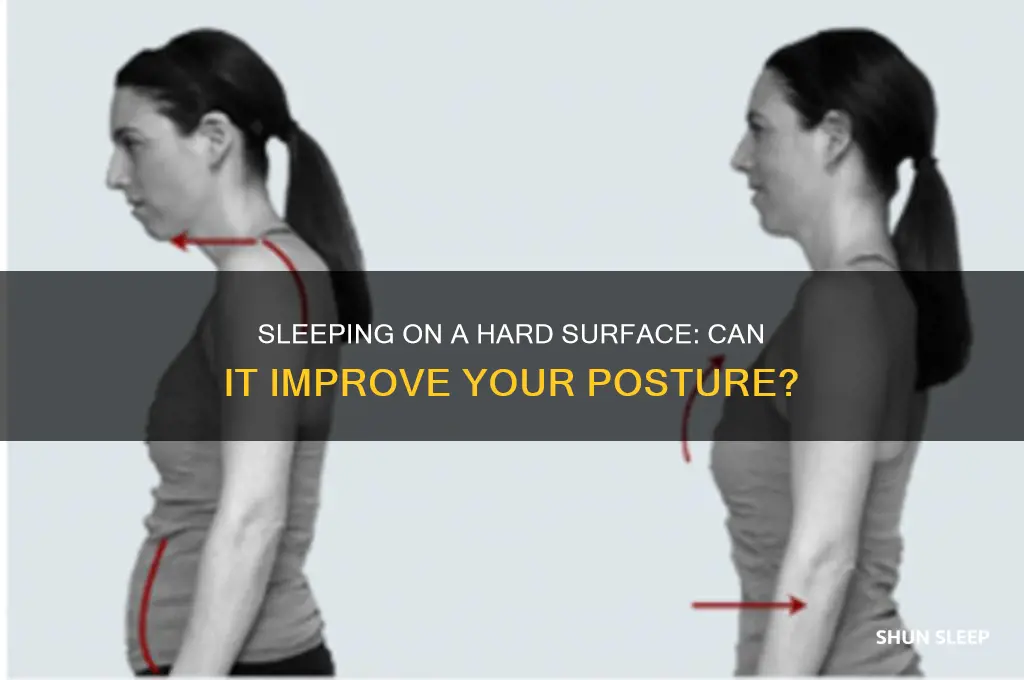 does sleeping on hard surface help posture