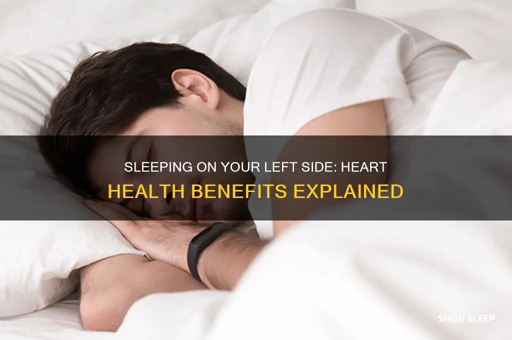 does sleeping on left side help heart