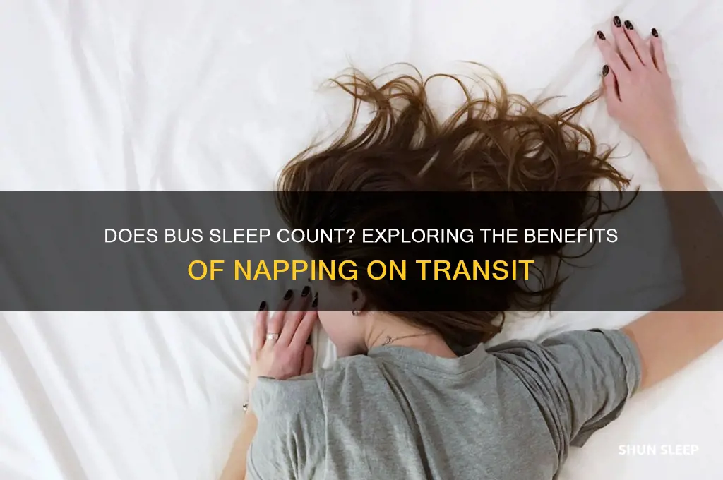 does sleeping on the bus help