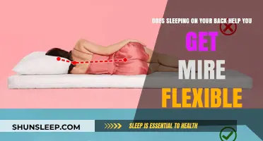 Sleeping on Your Back: Unlocking Flexibility Benefits and Techniques