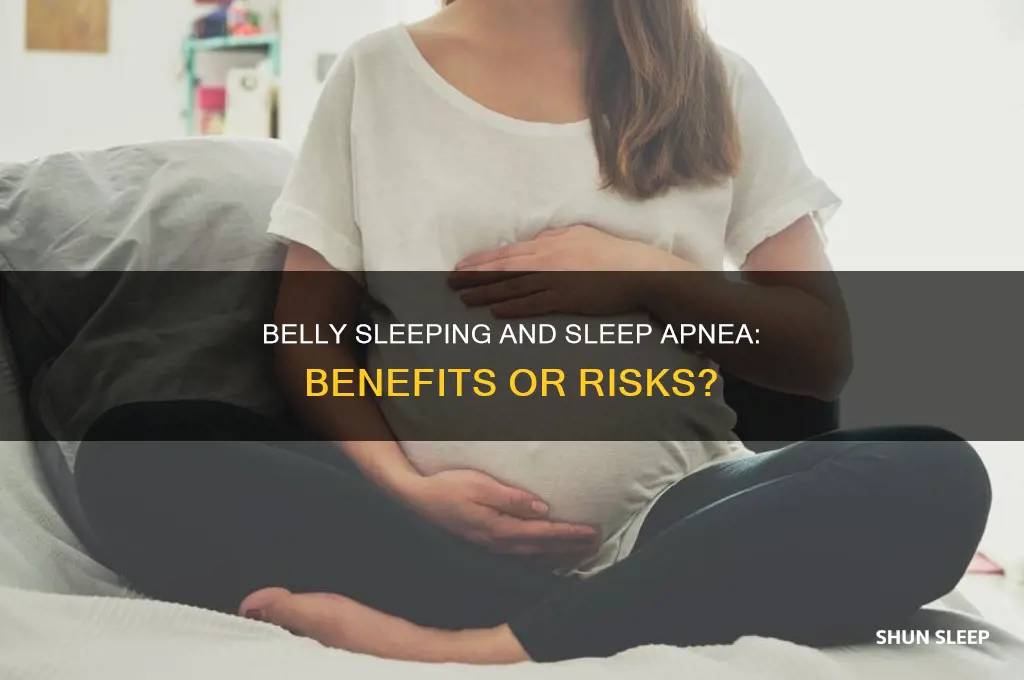 does sleeping on your belly help sleep apnea