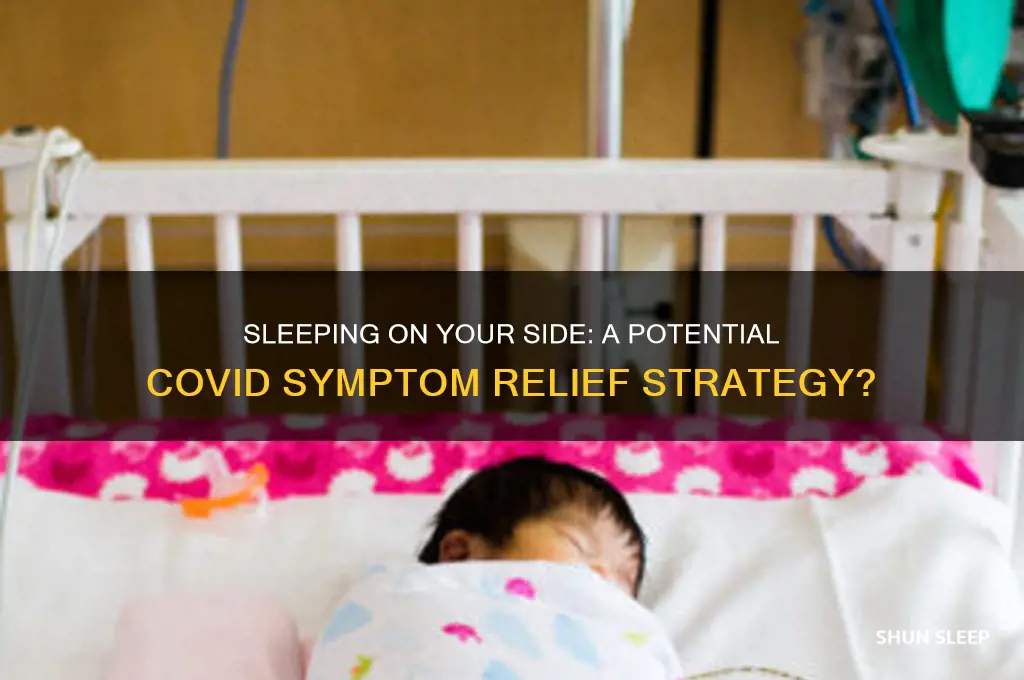 does sleeping on your side help with covid