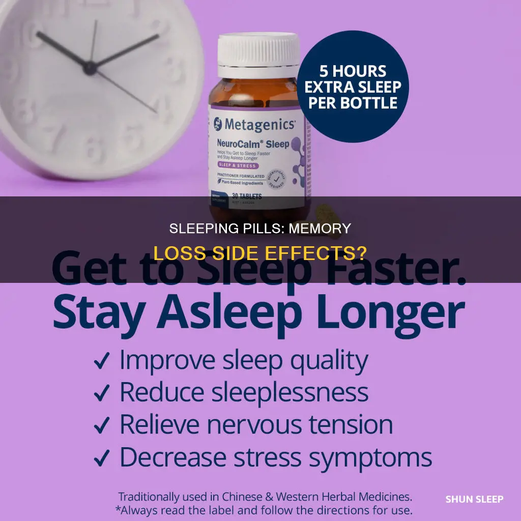 does sleeping pills efect your memorie