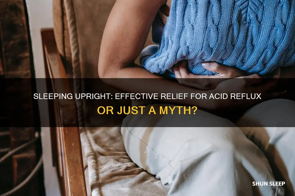 does sleeping upright help acid reflux