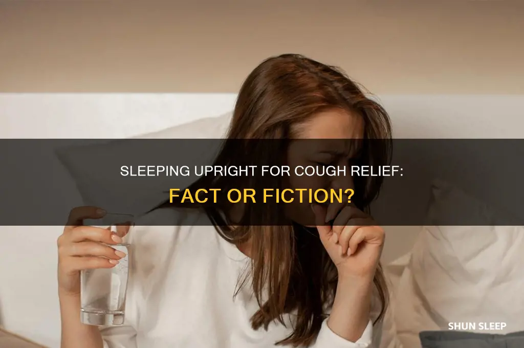 does sleeping upright help cough