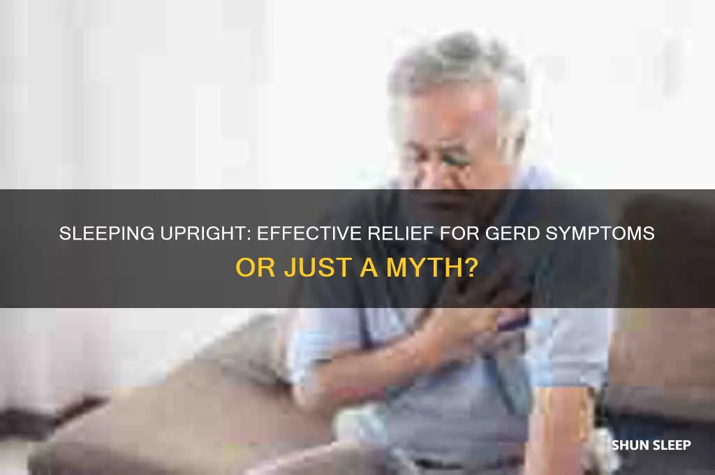 does sleeping upright help gerd