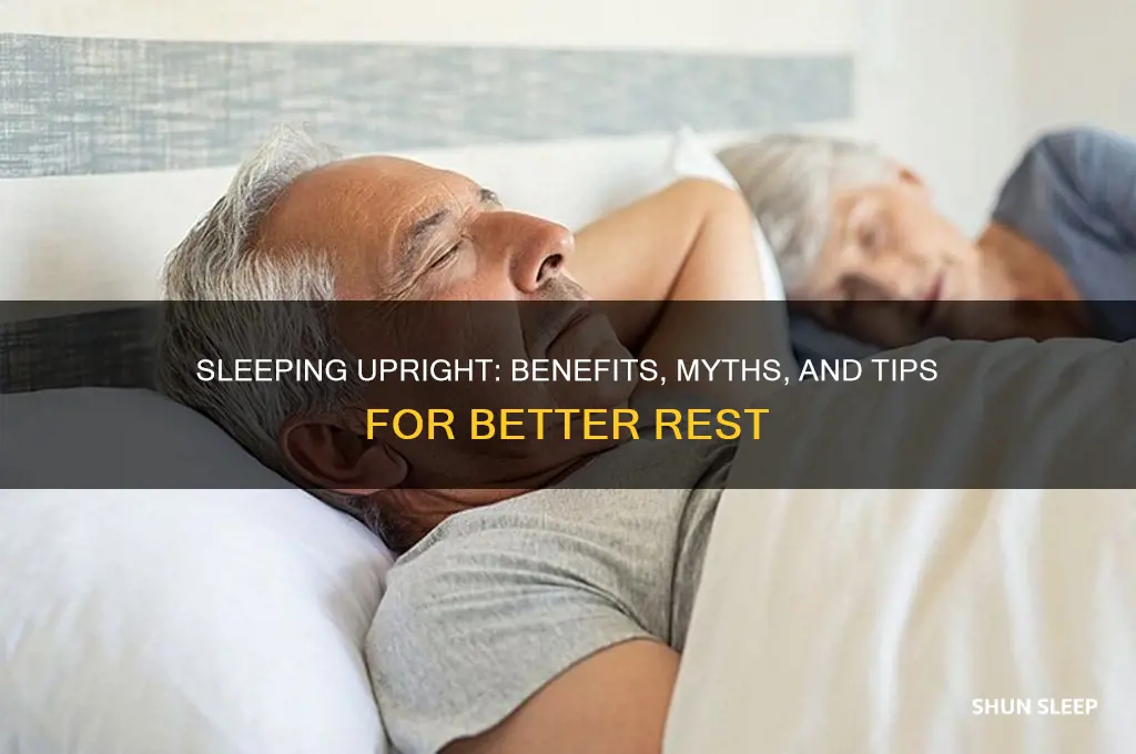 does sleeping upright help