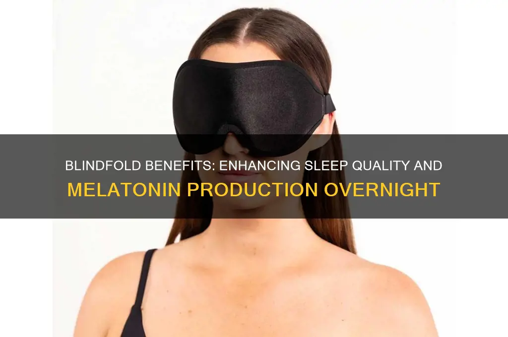 does sleeping with a blindfold help