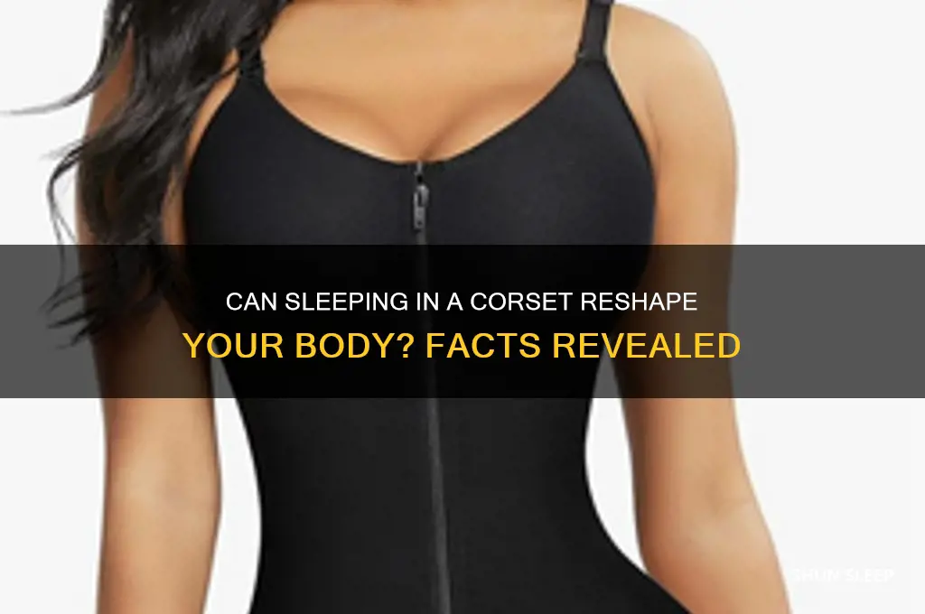 does sleeping with a corset help shape your body