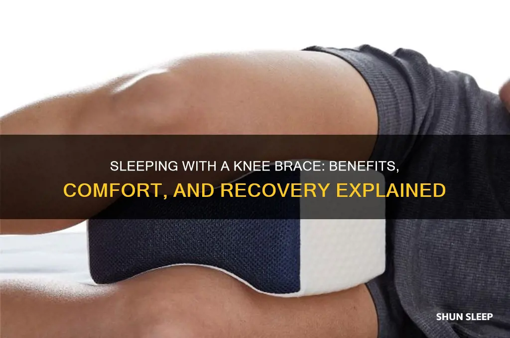 does sleeping with a knee brace help