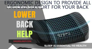 Sleeping with a Pillow on Your Lower Back: Benefits and Tips