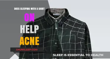 Sleeping with a Shirt On: Does It Help or Hurt Acne?