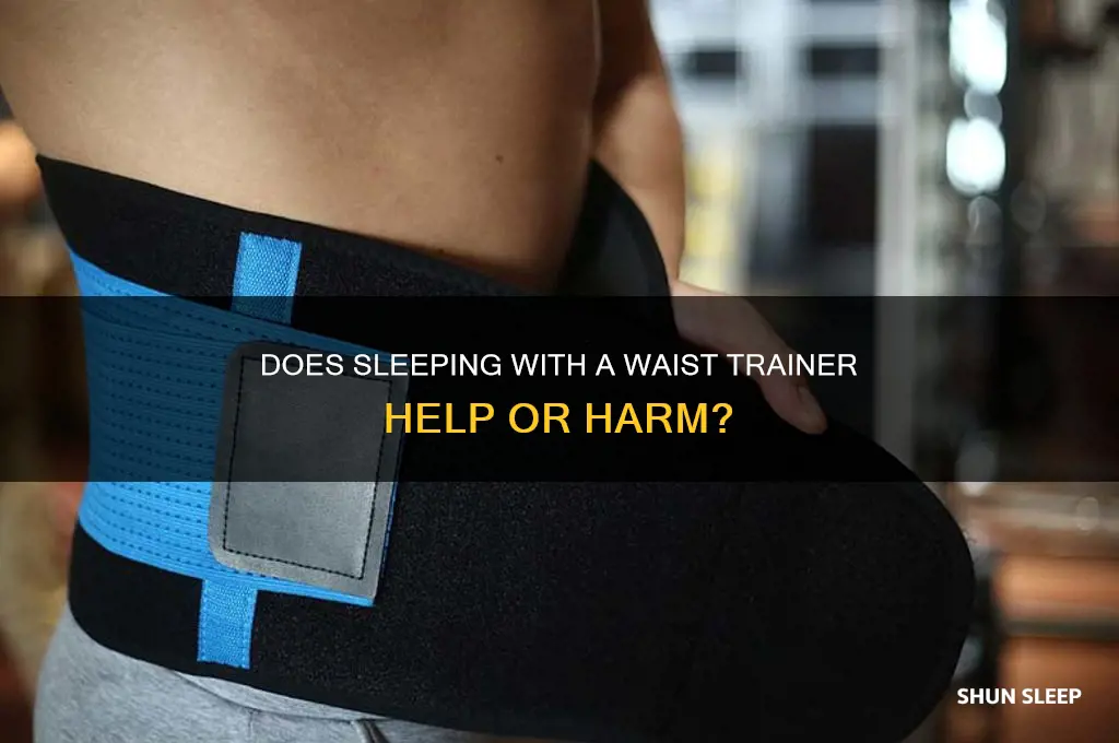 does sleeping with a waist trainer help