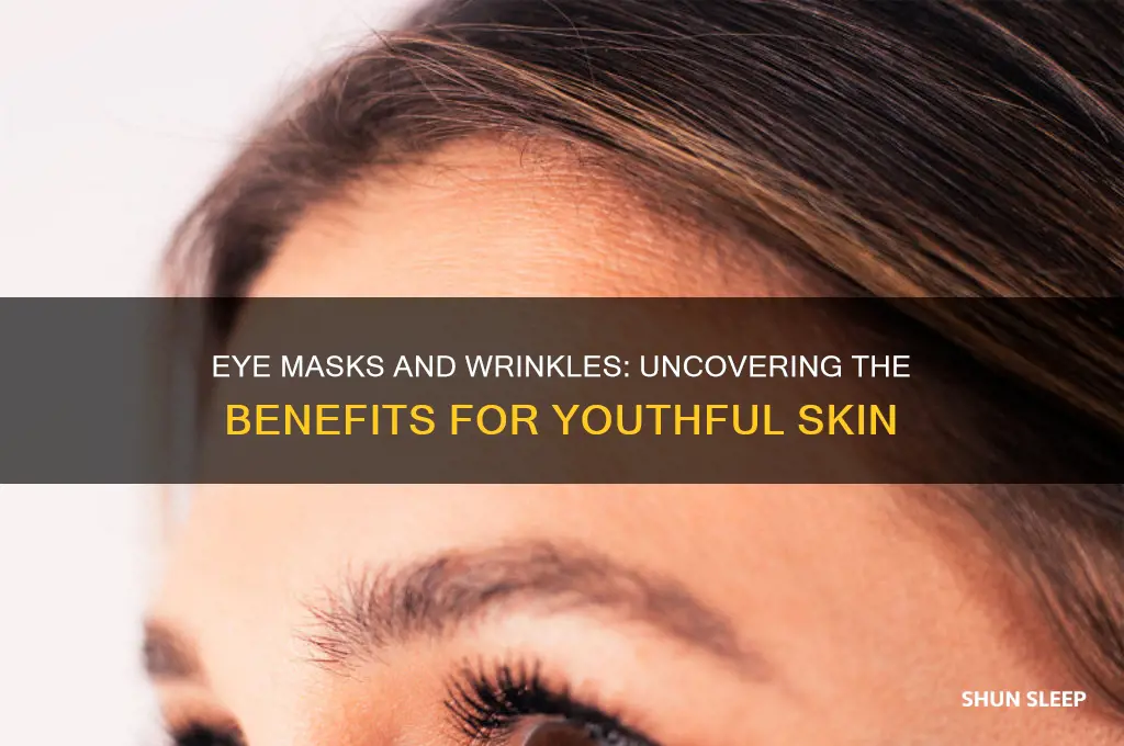 does sleeping with an eye mask help wrinkles