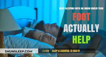 Onion Under Foot: Fact or Fiction for Better Sleep?