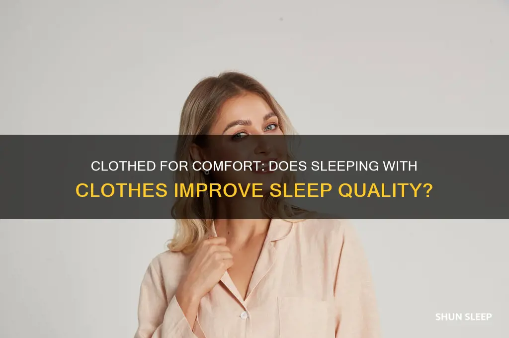 does sleeping with clothes help you sleep