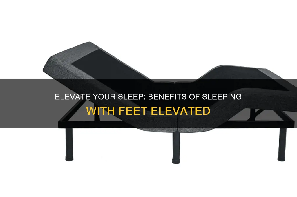 does sleeping with feet elevated help