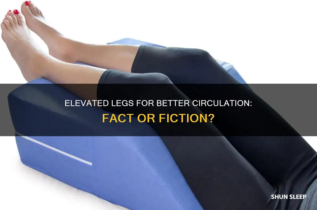 does sleeping with legs elevated help circulation