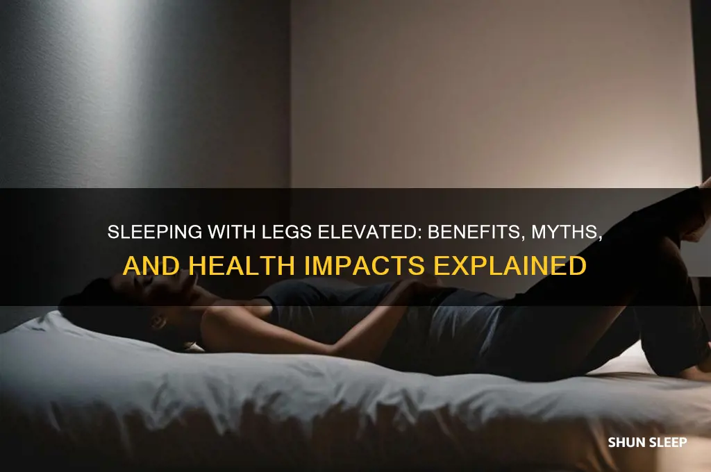 does sleeping with legs up help