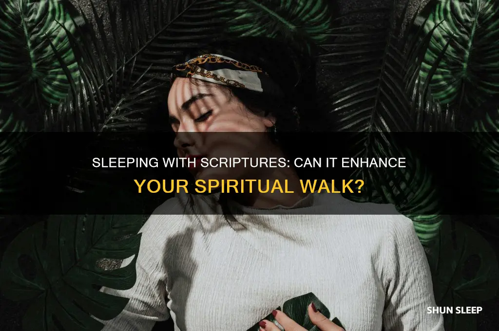 does sleeping with sciprtures on help you walk
