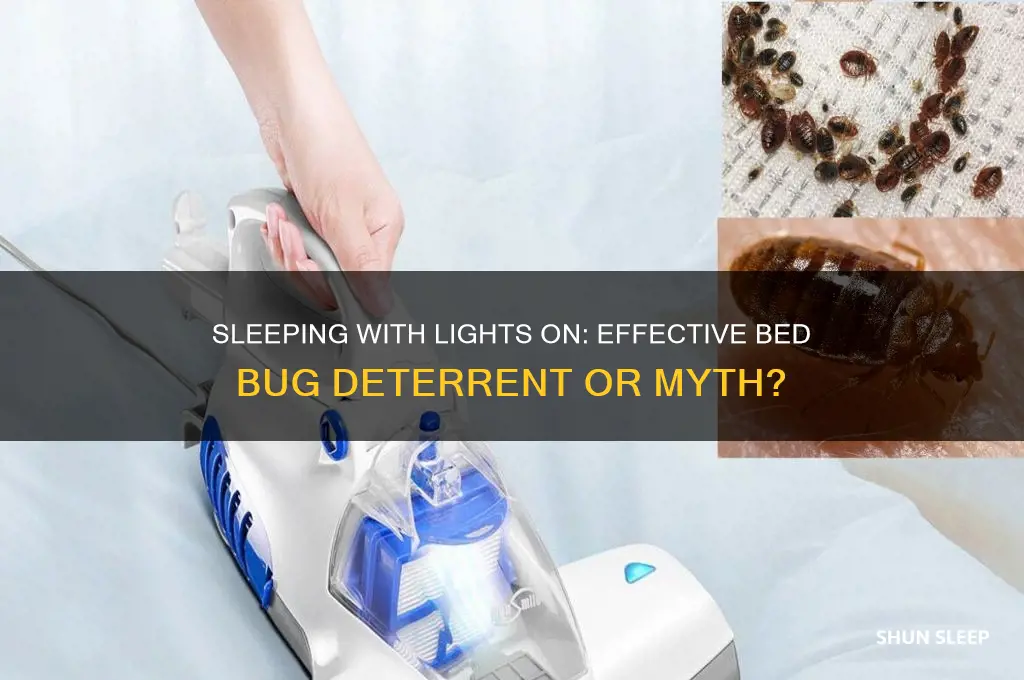 does sleeping with the light on help with bed bugs