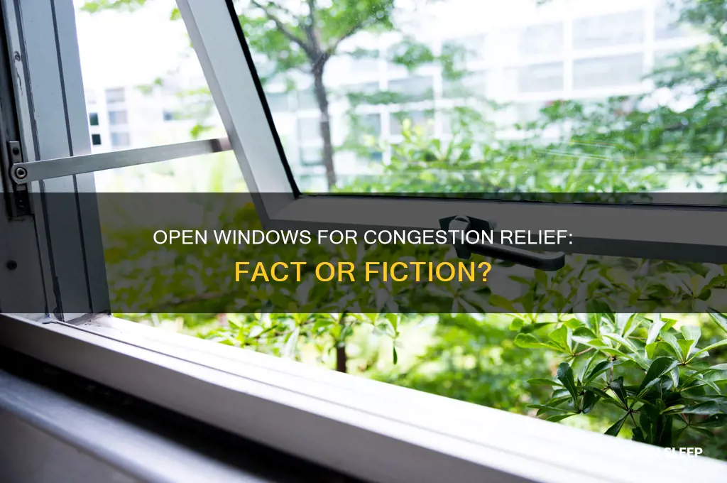 does sleeping with the window open help with congestion