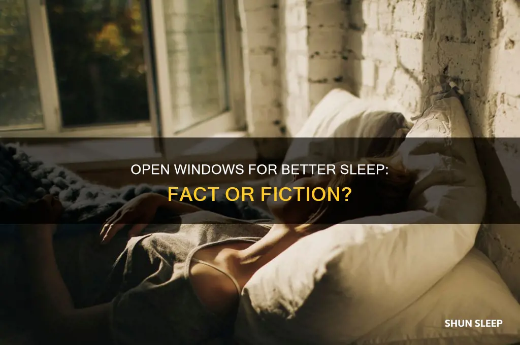 does sleeping with the window open help you sleep