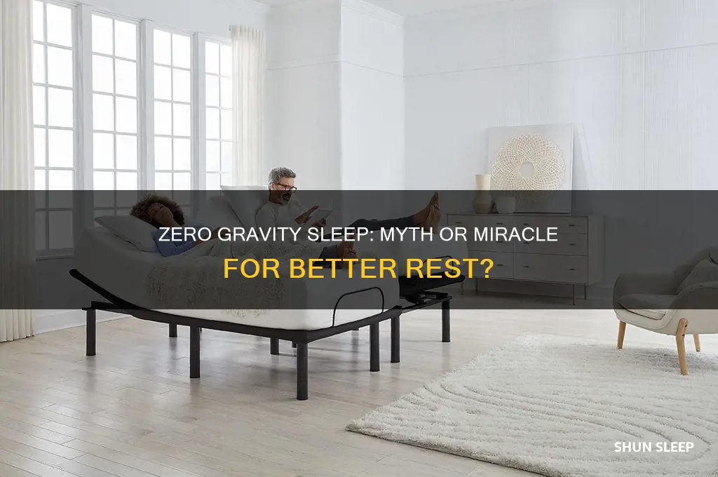 does sleeping zero gravity really help