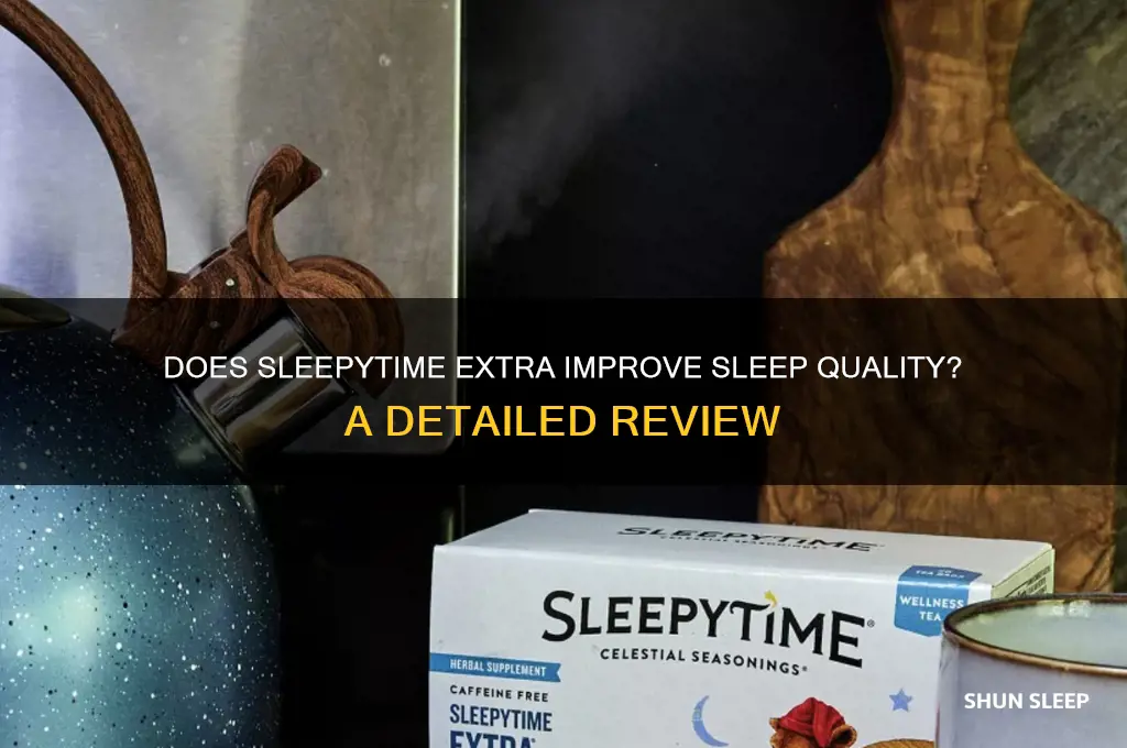 does sleepytime extra help with sleep