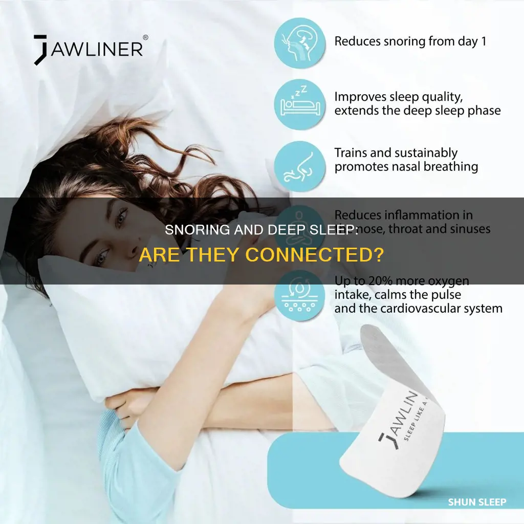 does snoring mean deep sleep