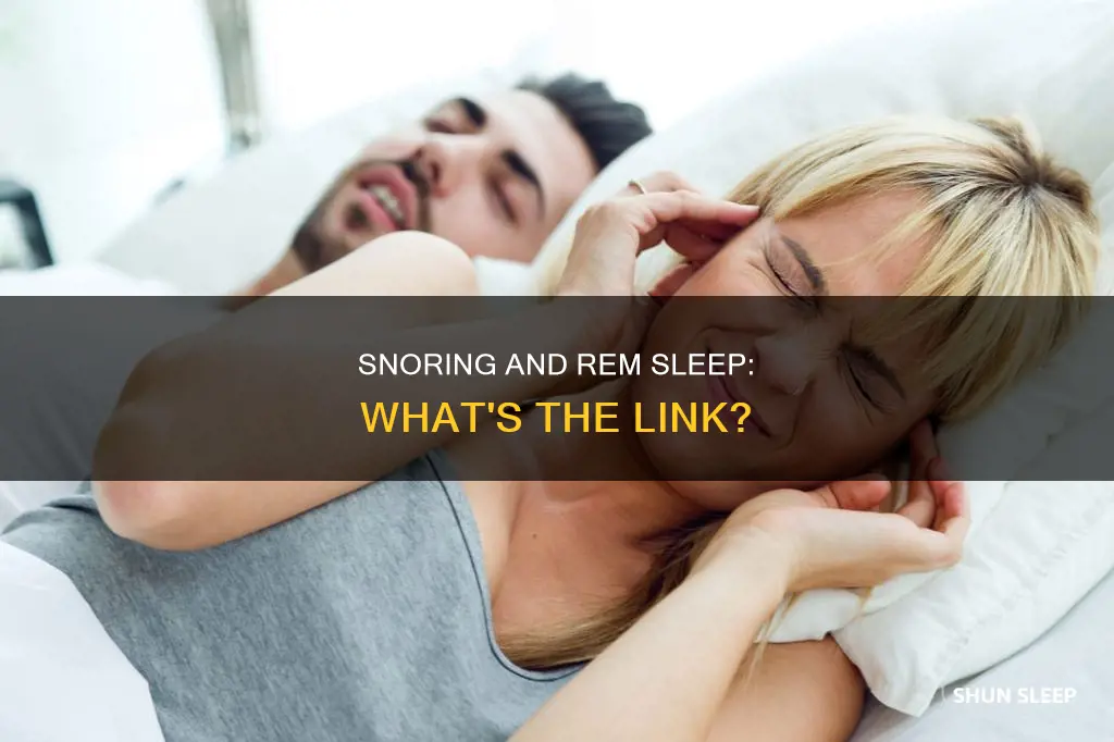 does snoring mean rem sleep