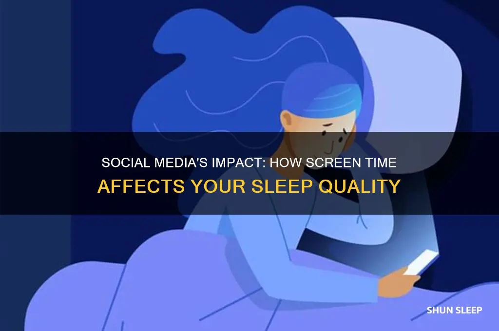 does social media effect the amount of sleep you get