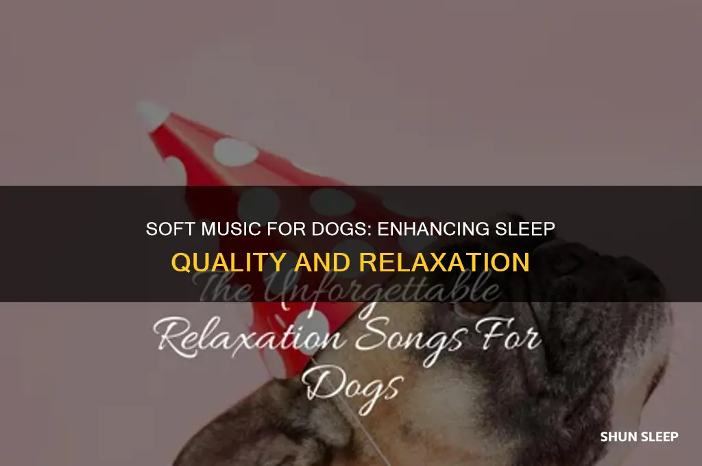does soft music help dogs sleep