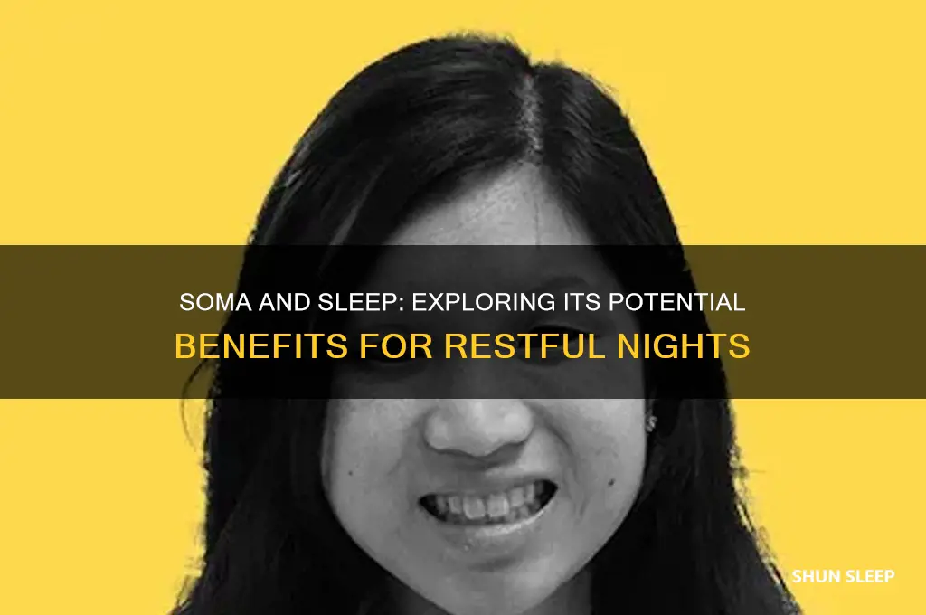 does soma help u sleep