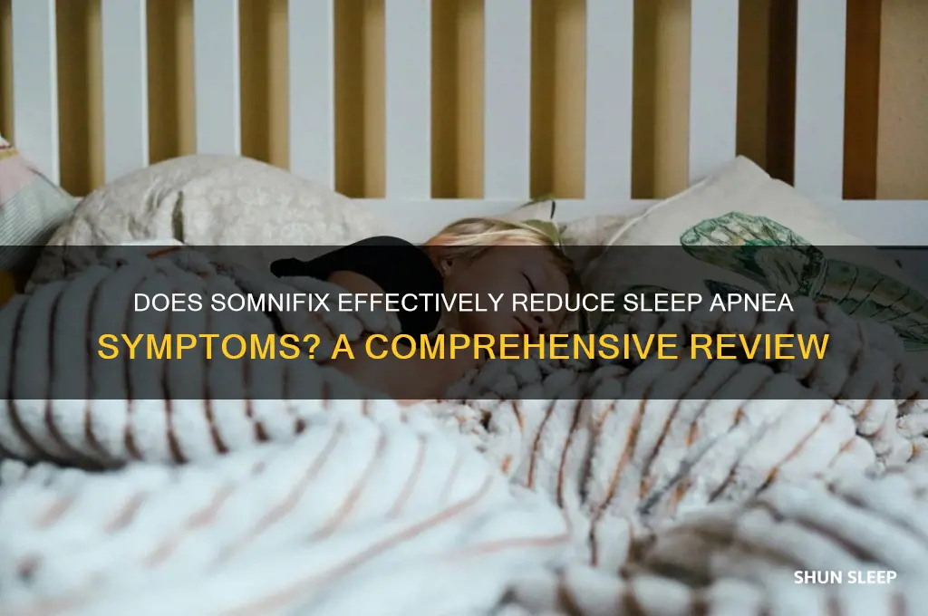 does somnifix help sleep apnea