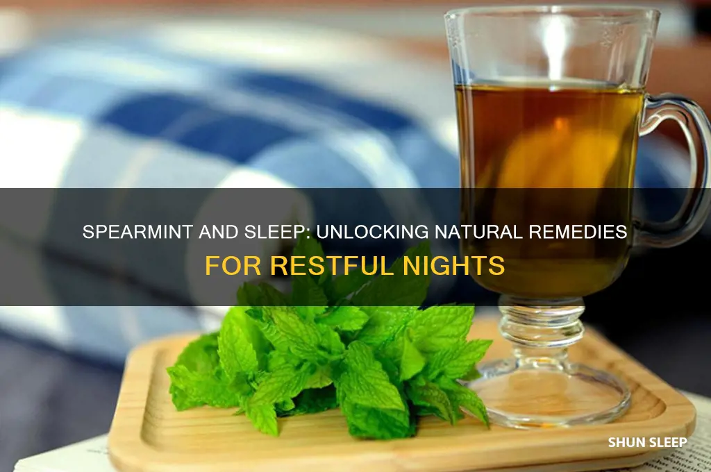 does spearmint help with sleep