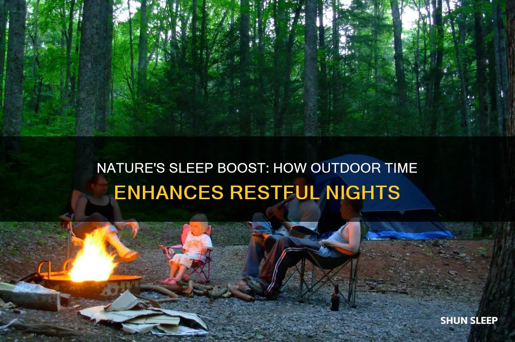 does spending time outside help you sleep