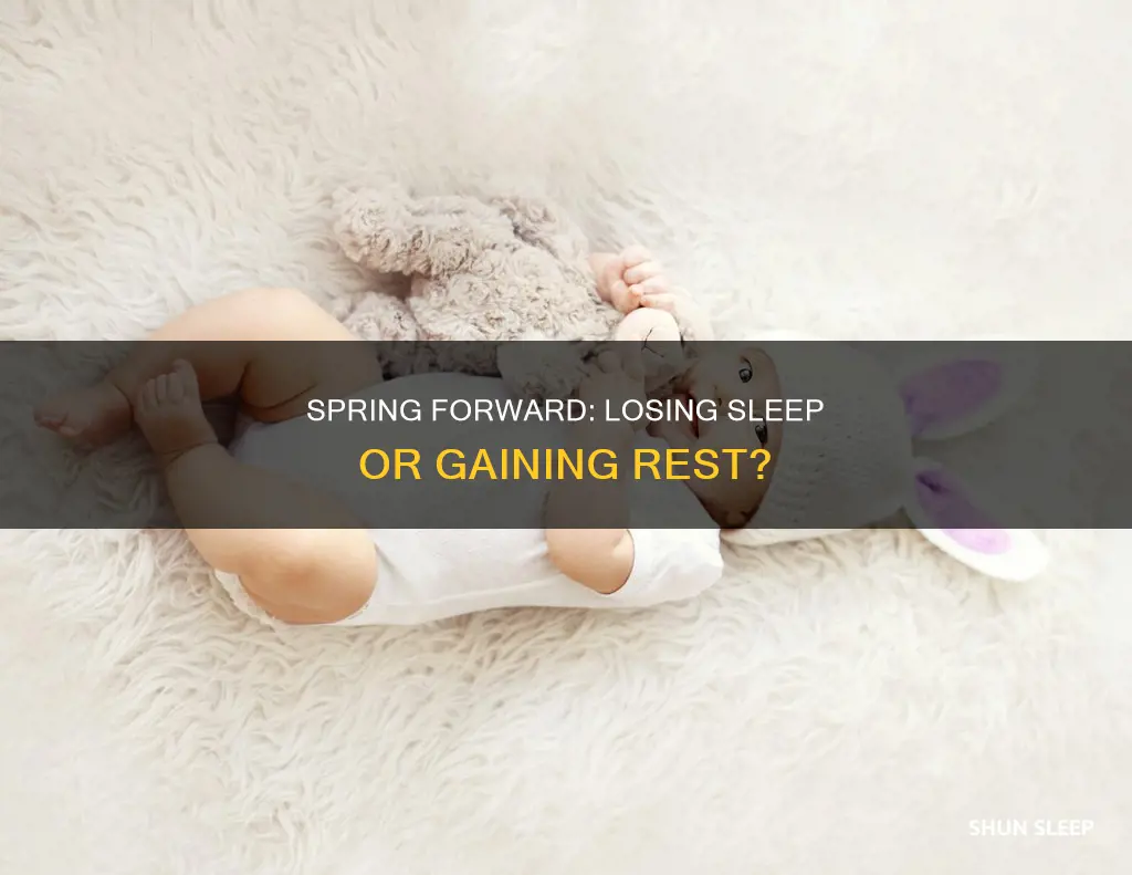 does spring forward mean more sleep