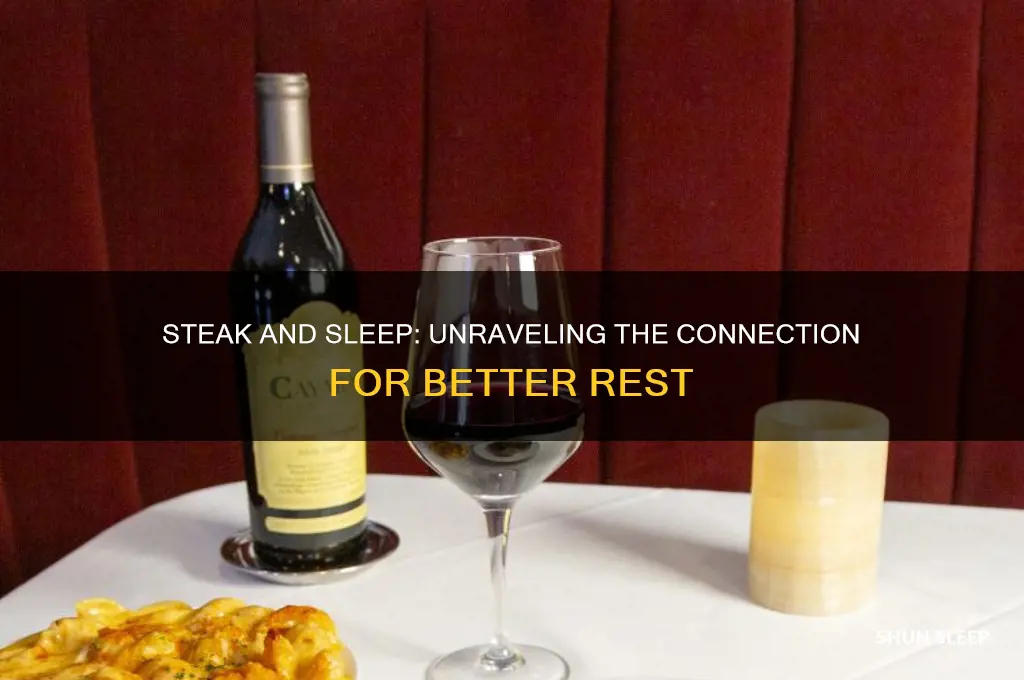 does steak help you sleep