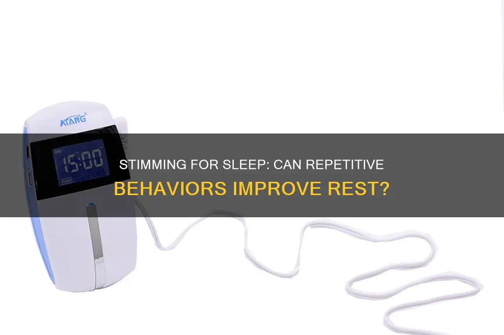 does stimming help sleep