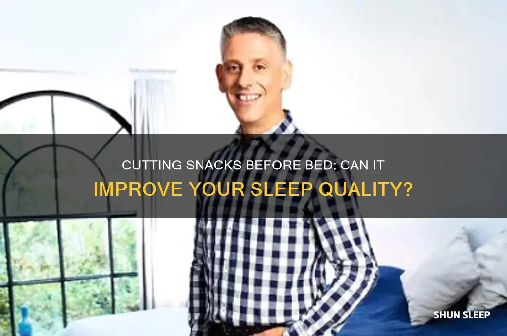does stop eating snacks help me sleep better