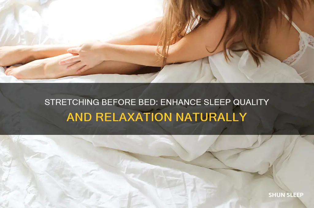 does stretching at night help sleep